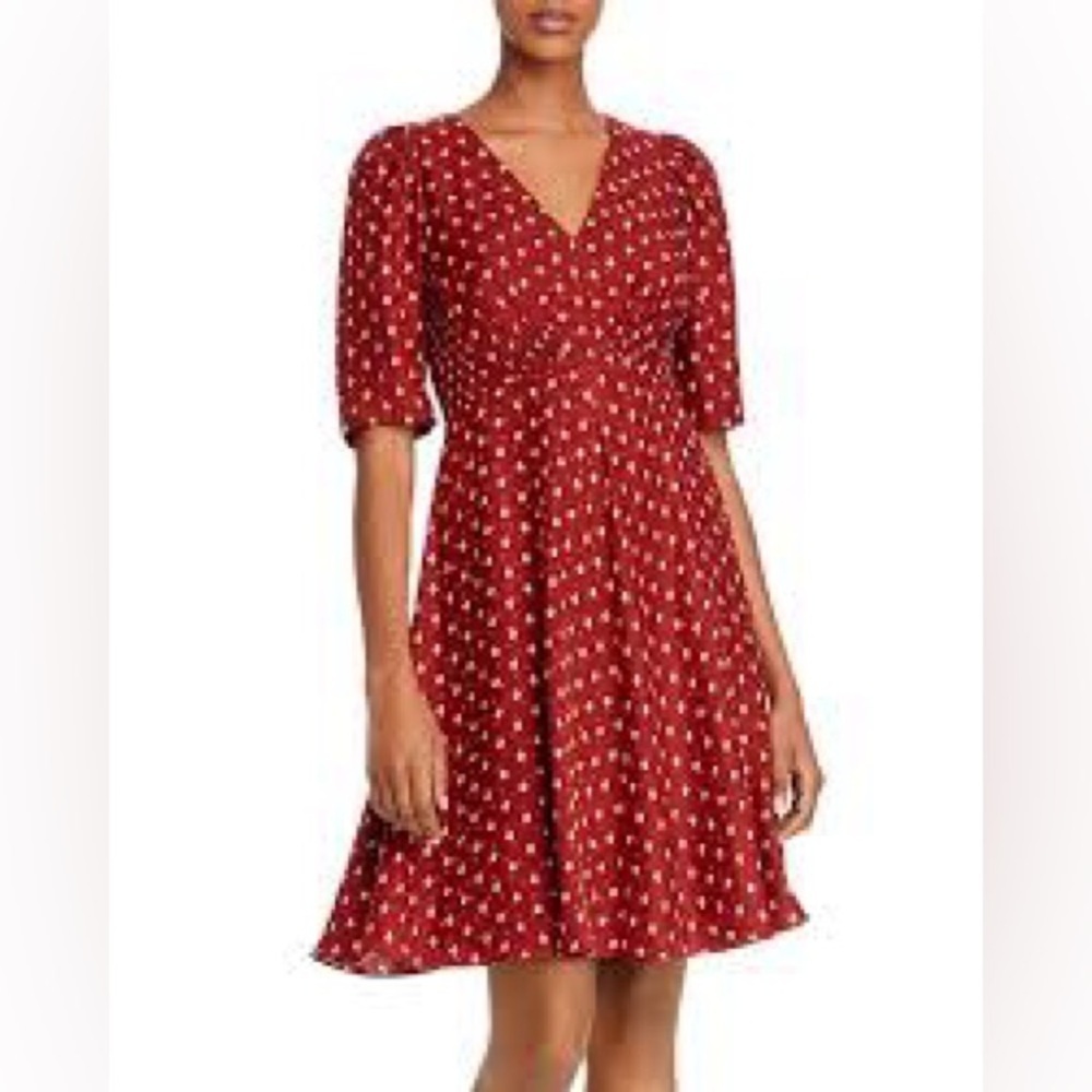 R4 Rebecca Taylor LS Sunrise Dot Dress
